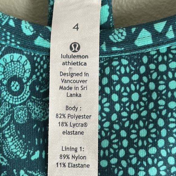 Lululemon Power Y Tank Top Attached Bra No Bra Cup Inserts Discontinued Workout - Picture 5 of 8